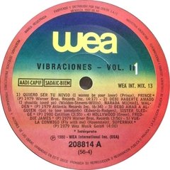 Vinilo Compilado Varios - Vibraciones Vol 2 1980 Argentina