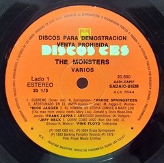 Vinilo Compilado Varios Artistas - The Monsters 1985 Arg - BAYIYO RECORDS