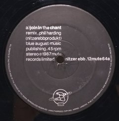 Vinilo Maxi - Nitzer Ebb - Join The Chant 1987 Inglaterra - BAYIYO RECORDS