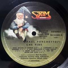 Vinilo Raul Porchetto Che Pibe Lp Argentina 1982 Con Insert - BAYIYO RECORDS