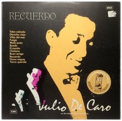 Vinilo Julio De Caro Recuerdo Lp Argentina Tango