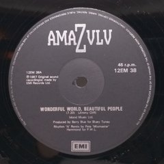 Vinilo Maxi Amazulu - Wonderful World, Beautiful People 1987 - BAYIYO RECORDS