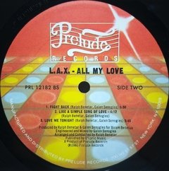 Vinilo Lp - Lax - All My Love 1980 Usa - tienda online