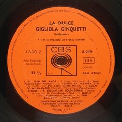 Vinilo Lp - Gigliola Cinquetti - La Dulce Gigliola Cinquetti - tienda online