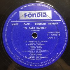 Vinilo El Pato Carret Cafe.. Cafe..concert Infantil Lp 1970 - tienda online