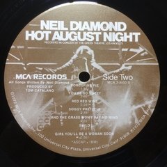 Vinilo Neil Diamond Hot August Night Lp Doble Usa 1972 - tienda online