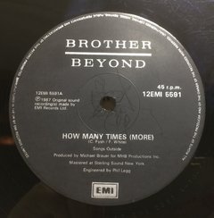 Vinilo Maxi - Brother Beyond - How Many Times 1987 Uk - BAYIYO RECORDS
