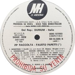 Vinilo Lp - Fausto Papetti - 29a Raccolta 1980 Argentina