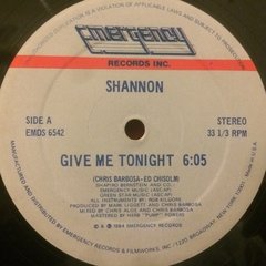 Vinilo Shannon Give Me Tonight Maxi Usa 1984 Tapa Generica