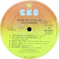 Vinilo Neil Diamond On The Way To The Sky Lp Uk 1981