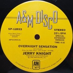 Vinilo Maxi - Jerry Knight - Overnight Sensation 1978 Usa en internet