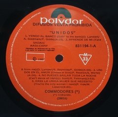 Vinilo Lp - Commodores - United - Unidos 1987 Argentina - BAYIYO RECORDS