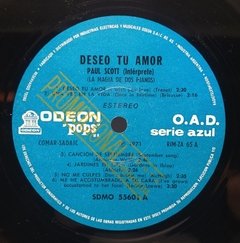Vinilo Lp - Paul Scott - Deseo Tu Amor 1971 Argentina - BAYIYO RECORDS