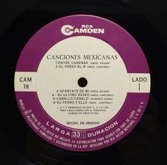 Vinilo Hnos Zaizar Canciones Mexicanas Lp Mexico - BAYIYO RECORDS