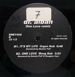 Vinilo Maxi - Dr Alban - One Love Remix 1992 Suecia - comprar online