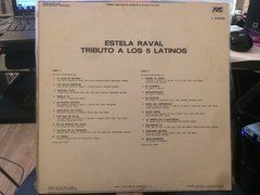 Vinilo Estela Raval Tributo A Los 5 Latinos Lp Argentin 1980 - comprar online