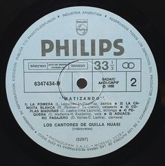 Vinilo Lp - Los Cantores De Quilla Huasi - Matizando 1980 - BAYIYO RECORDS