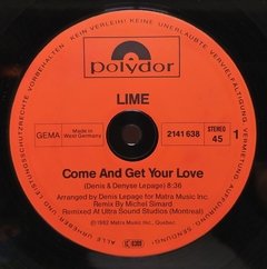 Vinilo Maxi - Lime - Come And Get Your Love 1982 Aleman en internet