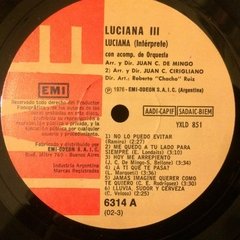Vinilo Luciana Luciana Iii Lp Argentina 1976 en internet