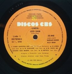 Vinilo Lp - Leo Dan - Linda 1983 Argentina - BAYIYO RECORDS