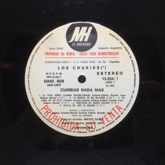 Vinilo Lp - Los Chukiss - Cumbias Nada Mas 1982 Argentina - BAYIYO RECORDS