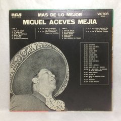 Vinilo Lp - Miguel Aceves Mejia - Mas De Lo Mejor Argentina - comprar online