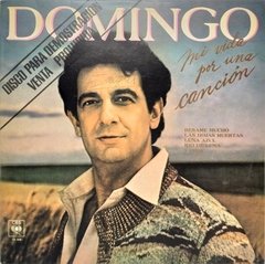 Vinilo Lp - Placido Domingo - Mi Vida Por Una Canción 1983