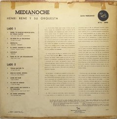 Vinilo Lp - Henri Rene Y Su Orquesta - Medianoche Argentina - comprar online