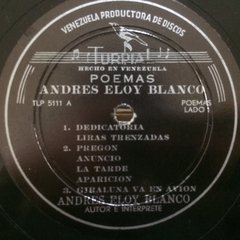 Vinilo Andres Eloy Blanco En Giraluna - Poemas Venezuela Lp - BAYIYO RECORDS