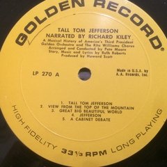 Vinilo Tall Tom Jefferson Narrated By Richard Kiley Lp Usa - BAYIYO RECORDS