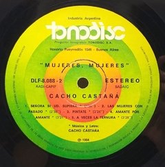 Vinilo Lp - Cacho Castaña - Mujeres...mujeres 1984 Argentina - tienda online