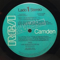 Vinilo Lp - Trio Los Romanticos - Y...las Canciones De Julio - BAYIYO RECORDS
