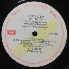 Vinilo Re-flex La Politica Del Baile Lp Promo Argentino 1983 - tienda online