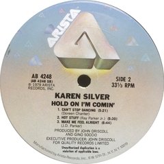 Vinilo Maxi - Karen Silver - Hold On I'm Comin' 1979 Usa - comprar online