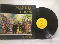 Vinilo Manuel M. Ponce Stucke Fur Klavier Jose Kahan Lp 1973 en internet