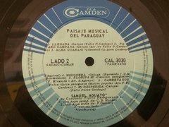 Vinilo Samuel Aguayo Paisaje Musical Del Paraguay Lp Arg - BAYIYO RECORDS