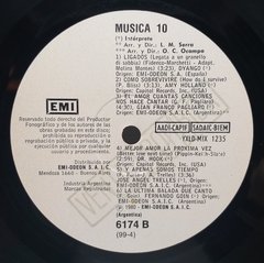 Vinilo Compilado Varios Artistas - Musica 10 1980 Argentina - tienda online