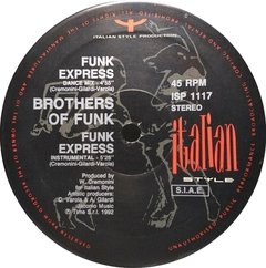 Vinilo Maxi - Brothers Of Funk - Funk Express 1992 Italia
