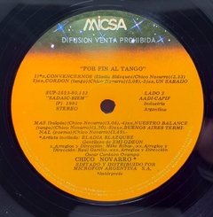 Vinilo Lp - Chico Novarro - Por Fin Al Tango 1981 Argentina - tienda online