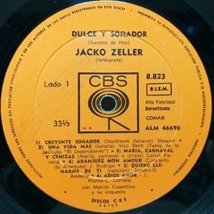 Vinilo Jacko Zeller Dulce Y Soñador Lp Promo - BAYIYO RECORDS