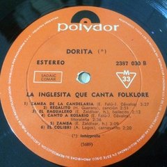 Vinilo Dorita La Inglesita Que Canta Folklore Lp Argentina en internet