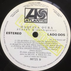 Vinilo Lp - Stacey Q - Maquina Dura- Hard Machine 1988 Promo - tienda online