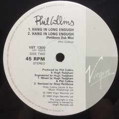 Vinilo Phil Collins Hang In Long Enough Maxi Inlges 1990 - tienda online