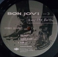 Vinilo Lp - Bon Jovi - Keep The Faith - Nuevo Cerrado - tienda online