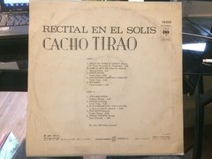 Vinilo Cacho Tirao Recital En El Solis Lp Uruguay 1976 - comprar online
