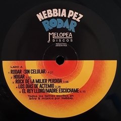 Vinilo Lp - Nebbia, Pez - Rodar (50 Años De  Rock Arg Nuevo en internet