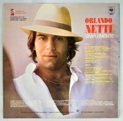 Vinilo Lp - Orlando Netti - Simplemente 1986 Argentina - comprar online