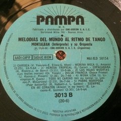Vinilo Montalban Y Su Orquesta Melodias Del Mundo Al Ritmo D en internet