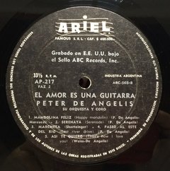 Vinilo Peter De Angelis El Amor Es Una Guitarra Lp - comprar online