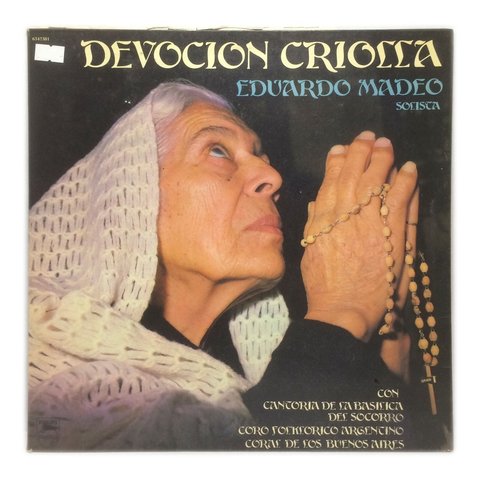 Vinilo Eduardo Madeo Devocion Criolla Lp Argentina 1979